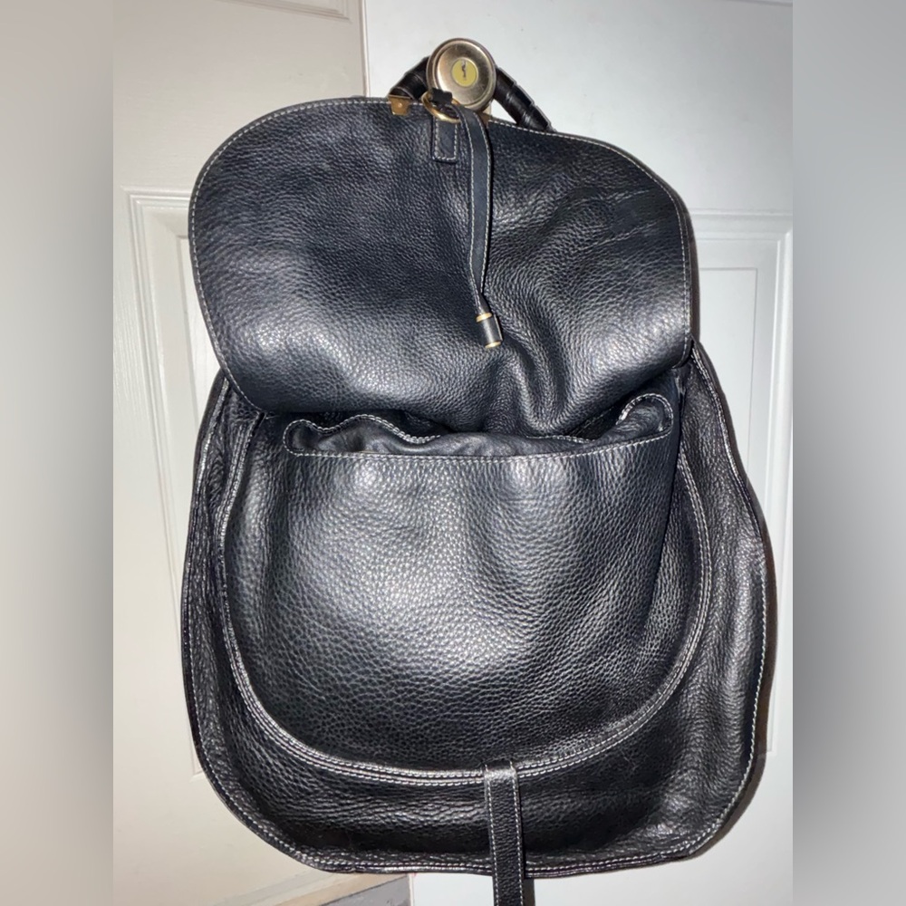 Chloe Elegant Marcie Black Leather Bag - Picture 5 of 16